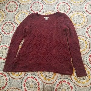 Lucky Brand, Loose Sparkle Knit Sweater EUC